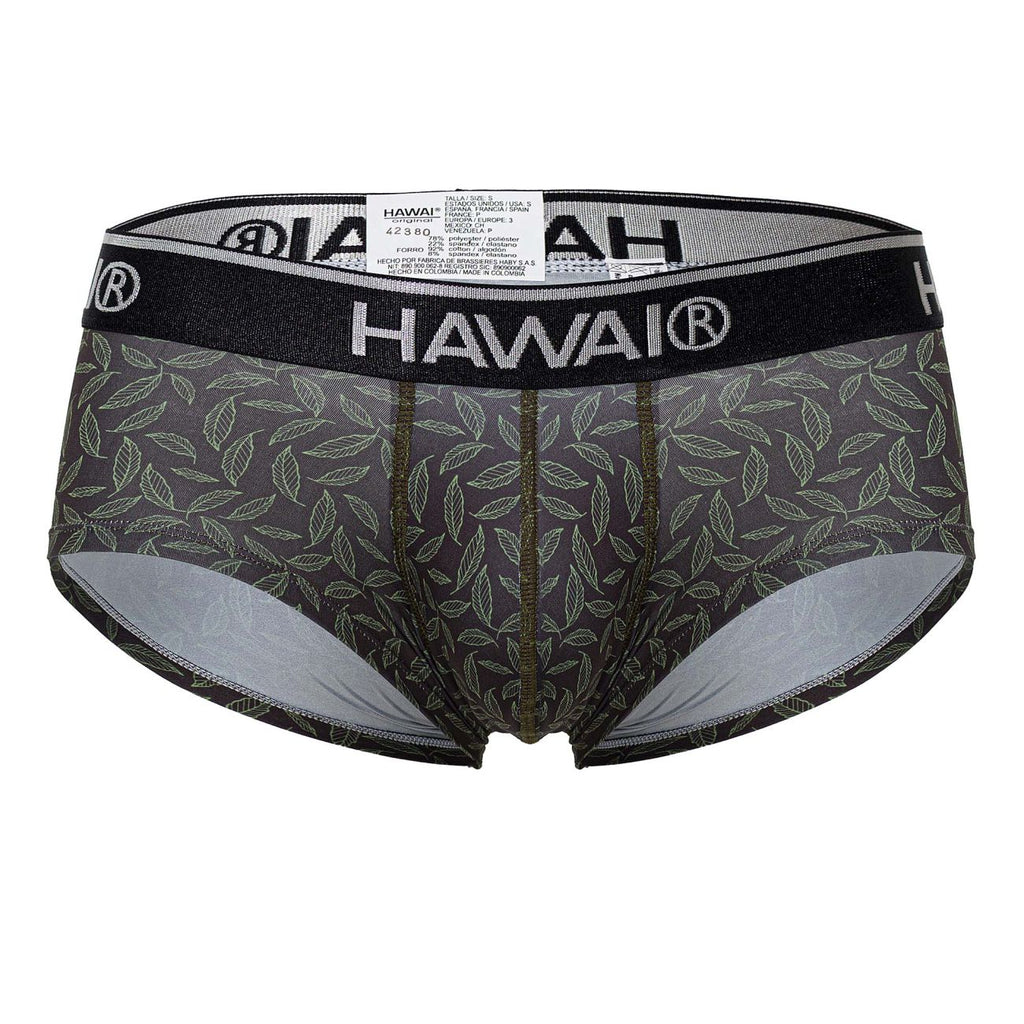 HAWAIR Printed Briefs - Green
