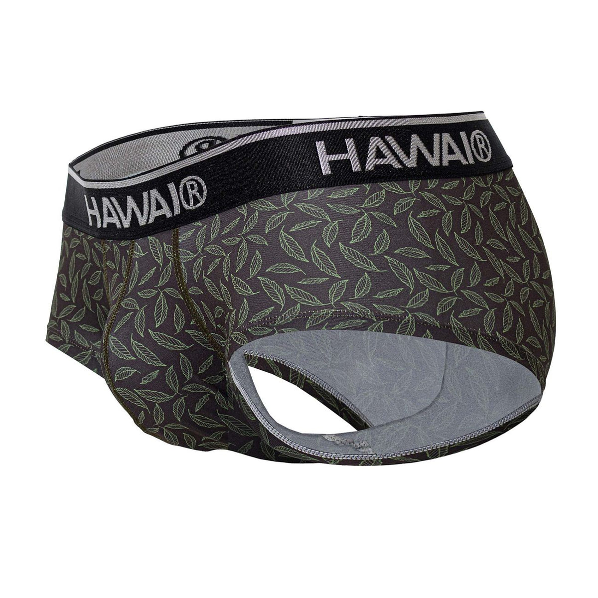 HAWAIR Printed Briefs - Green