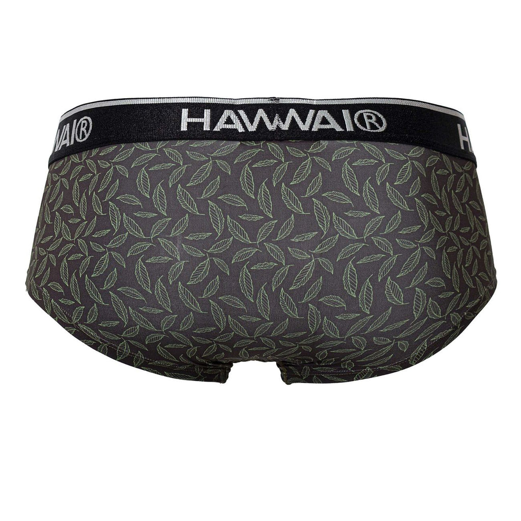 HAWAIR Printed Briefs - Green