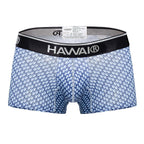 HAWAIR Printed Center-Seam Trunks - Blue