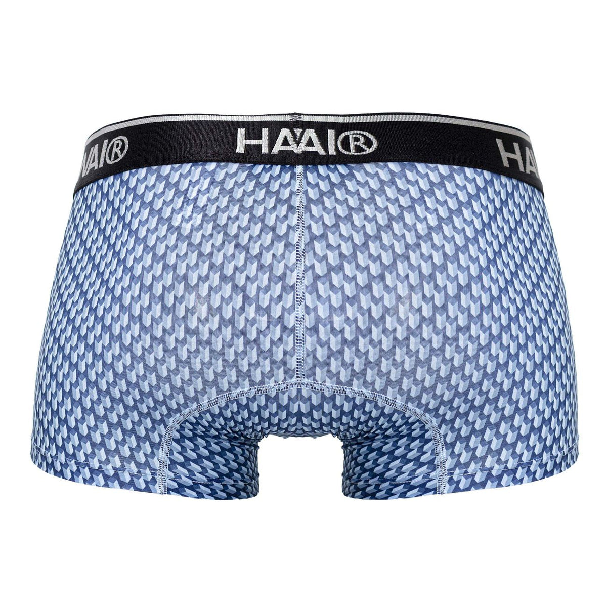 HAWAIR Printed Center-Seam Trunks - Blue