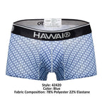 HAWAIR Printed Center-Seam Trunks - Blue