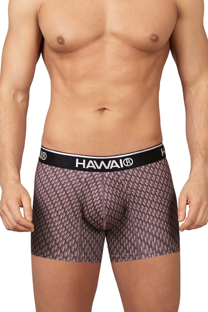 HAWAIR Printed Trunks - Cocoa