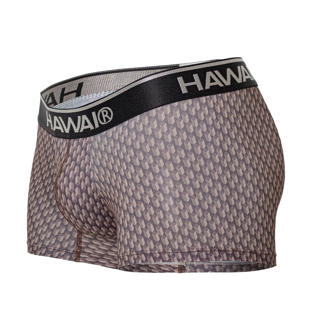 HAWAIR Printed Trunks - Cocoa
