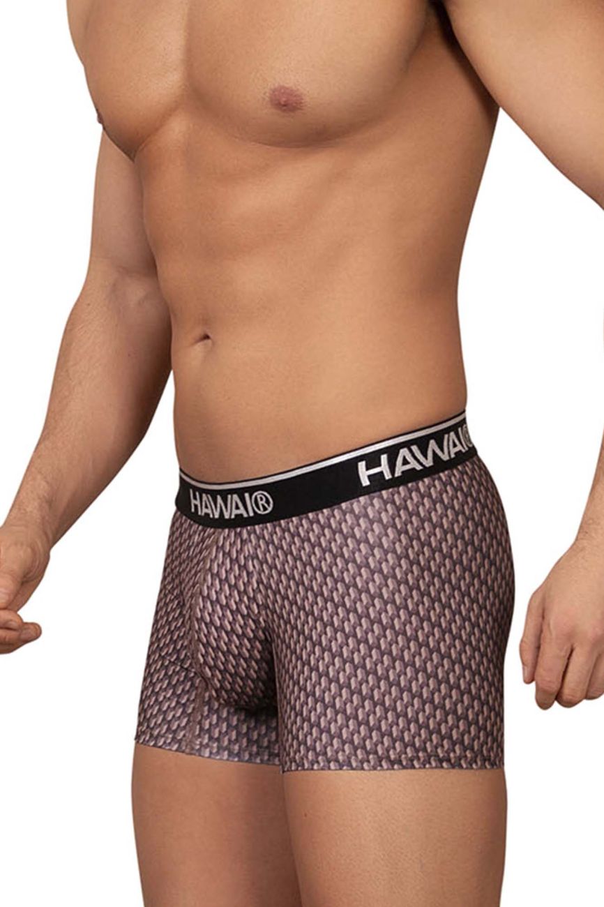 HAWAIR Printed Trunks - Cocoa