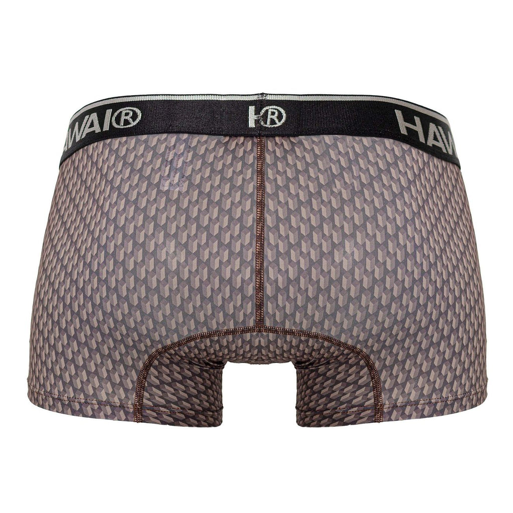 HAWAIR Printed Trunks - Cocoa