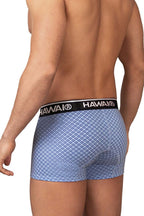 HAWAIR Printed Cotton Trunks - Blue