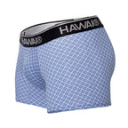 HAWAIR Printed Cotton Trunks - Blue