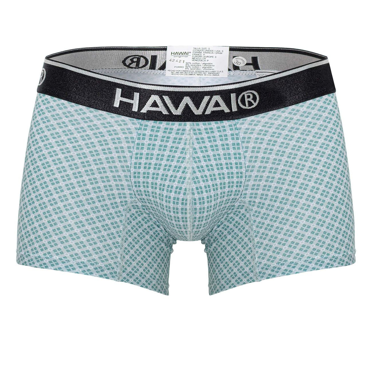 HAWAIR Printed Low Rise Trunks - Green