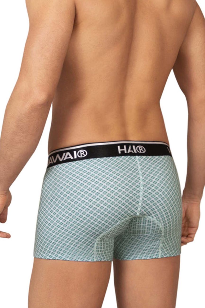 HAWAIR Printed Low Rise Trunks - Green