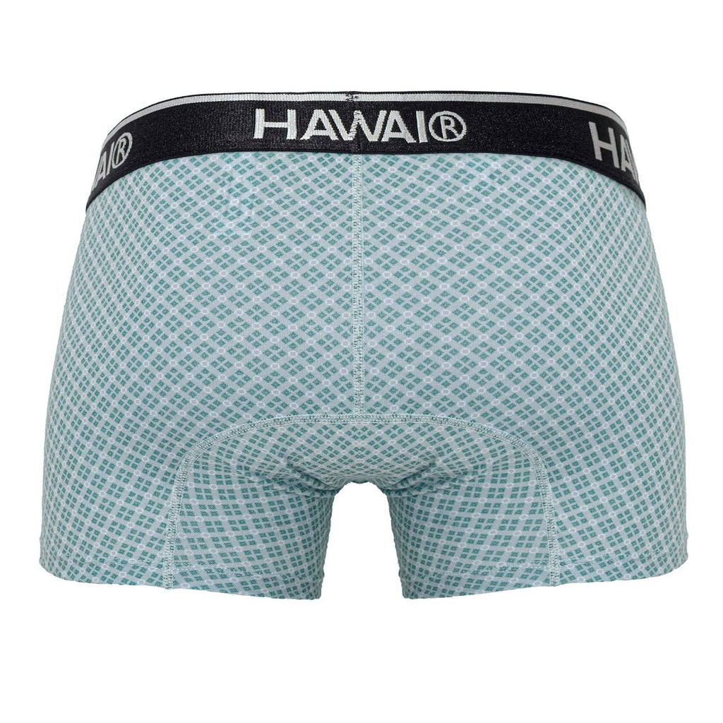 HAWAIR Printed Low Rise Trunks - Green