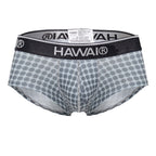 HAWAIR Printed Briefs - Gray