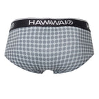 HAWAIR Printed Briefs - Gray