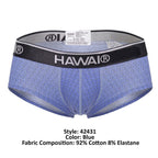 HAWAIR Printed Briefs - Blue