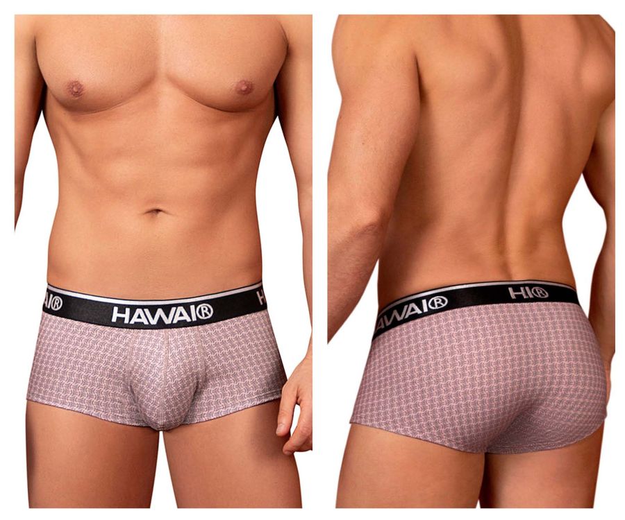 HAWAIR Printed Briefs - Cocoa
