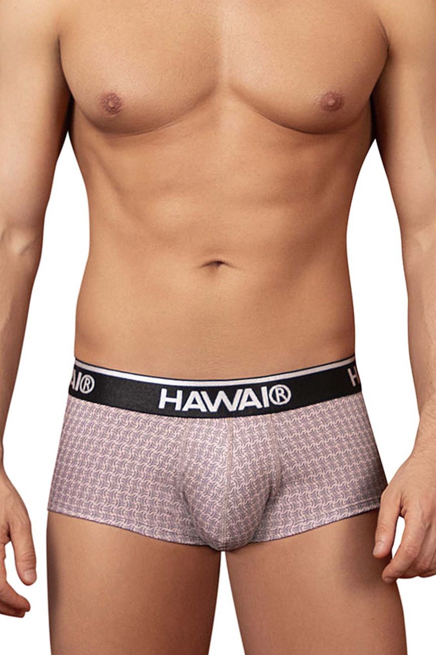 HAWAIR Printed Briefs - Cocoa