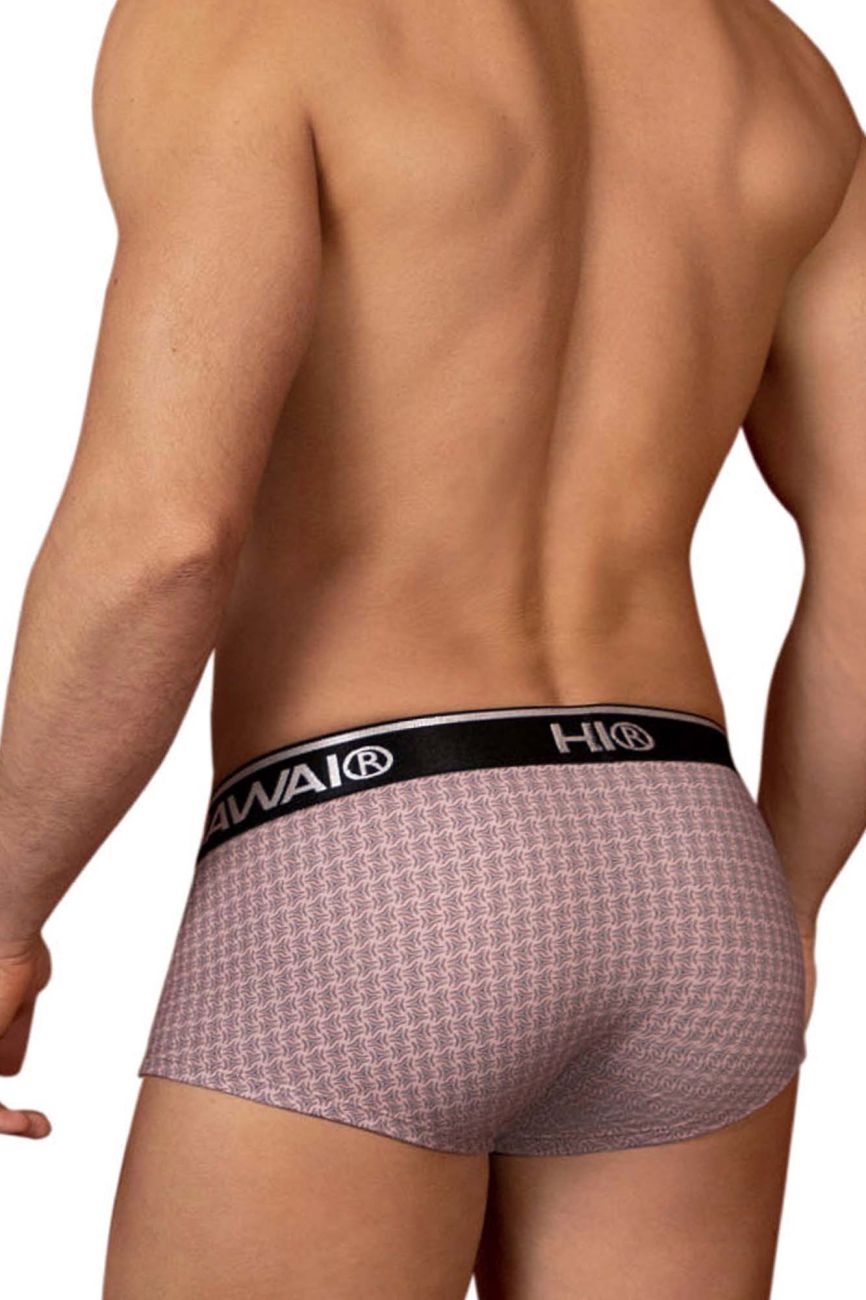 HAWAIR Printed Briefs - Cocoa
