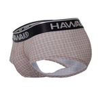 HAWAIR Printed Briefs - Cocoa