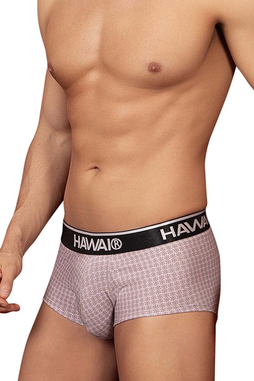 HAWAIR Printed Briefs - Cocoa