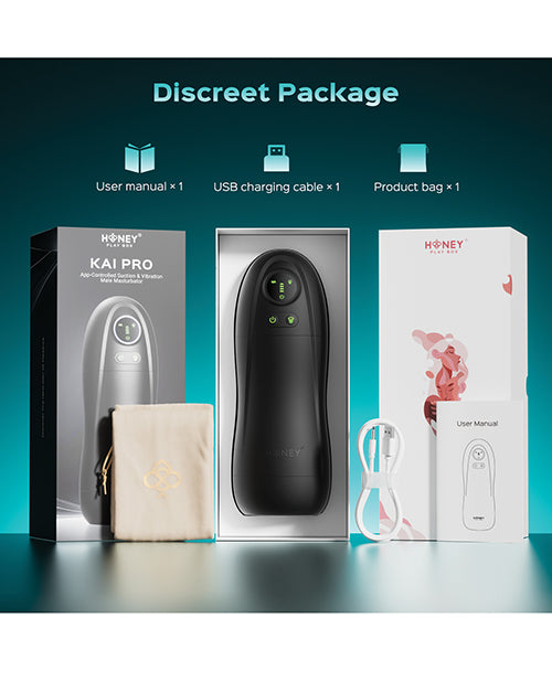 Kai Pro App-Controlled Sucking & Vibrating Male Masturbator