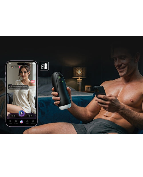 Kai Pro App-Controlled Sucking & Vibrating Male Masturbator