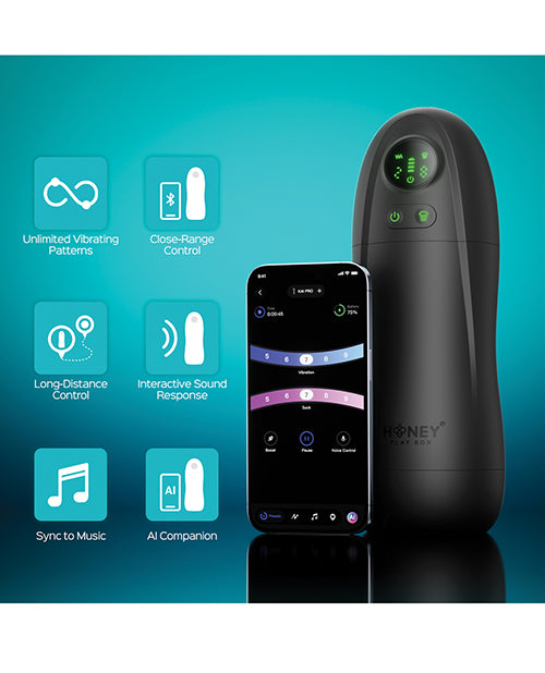 Kai Pro App-Controlled Sucking & Vibrating Male Masturbator