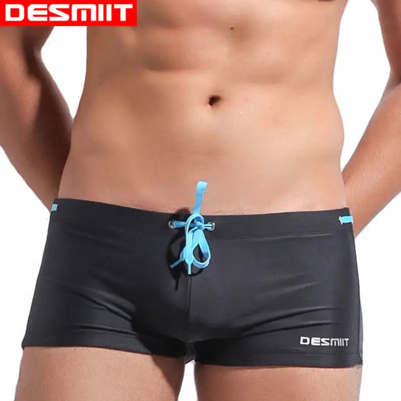 Desmiit Solid Swim Trunks
