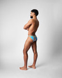 TEAMM8 Harbour City Micro Swim Brief - Tropical