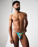 TEAMM8 Harbour City Micro Swim Brief - Tropical