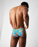 TEAMM8 Harbour City Micro Swim Brief - Tropical