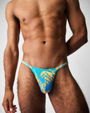 TEAMM8 Harbour City Micro Swim Brief - Tropical
