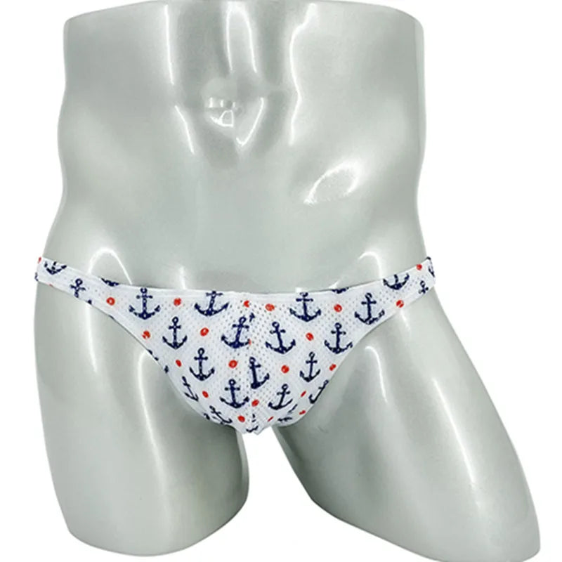 Anchors Away Mesh Low Cut Swim Brief