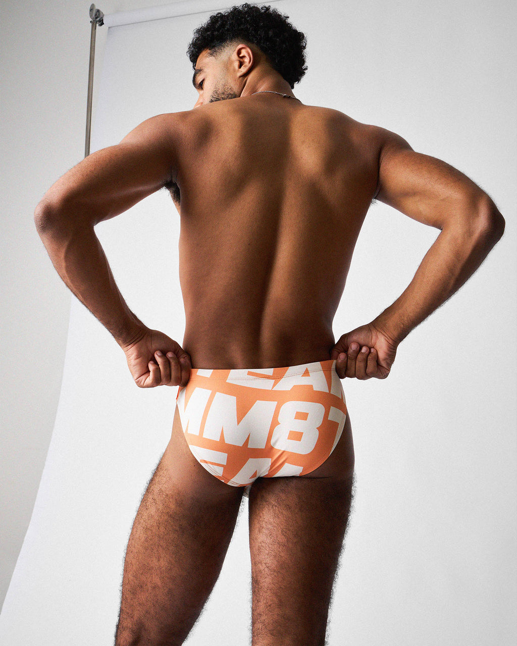 TEAMM8 Headliner Bikini Swim Brief - Orange