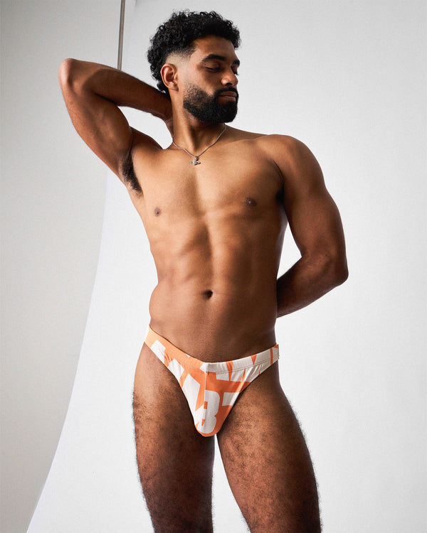 TEAMM8 Headliner Bikini Swim Brief - Orange