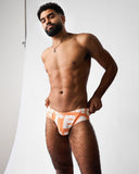 TEAMM8 Headliner Wide Swim Brief - Orange