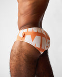 TEAMM8 Headliner Wide Swim Brief - Orange