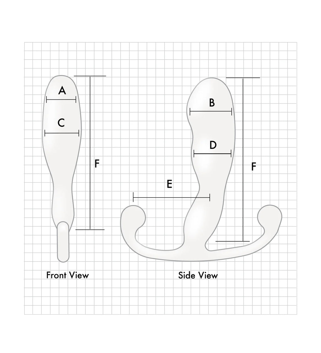 Aneros Trident Series Helix Male G Spot Stimulator White