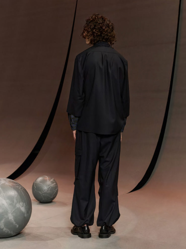Henrik Vibskov Field Pants Tropical Navy