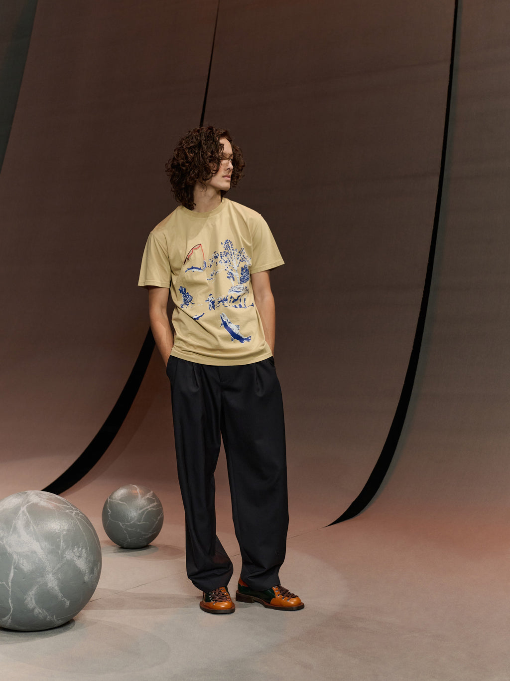 Henrik Vibskov Fishing Rod Tee