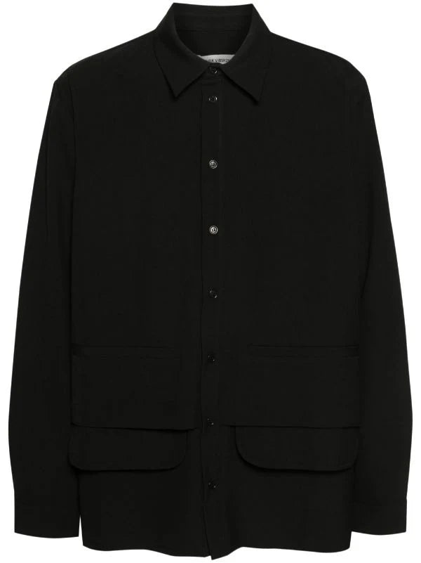 Henrik Vibskov ANTS SHIRT - BLACK
