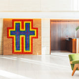 JONATHAN HOROWITZ,  Rainbow Cross For Two, 20XX