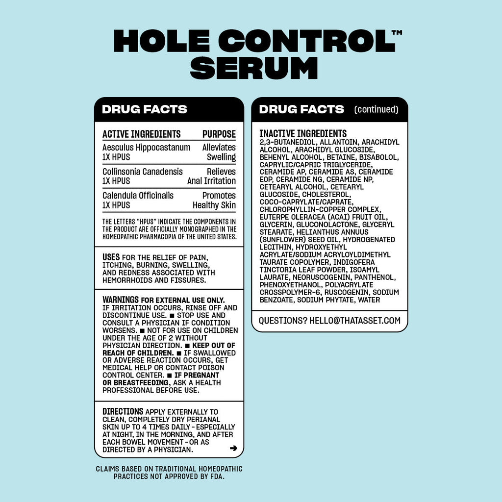 ASSET Hole Control™ Serum