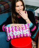 Iconic Needlepoint Pillow
