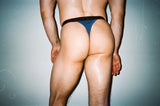 Dominic Albano Tencel Thong - Navy