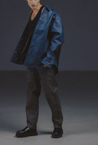 NUDD LABS PANEL JACKET BLUE/ BLACK