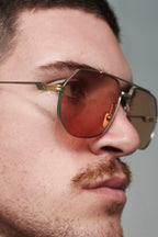 Golden Brown Vintage Aviators