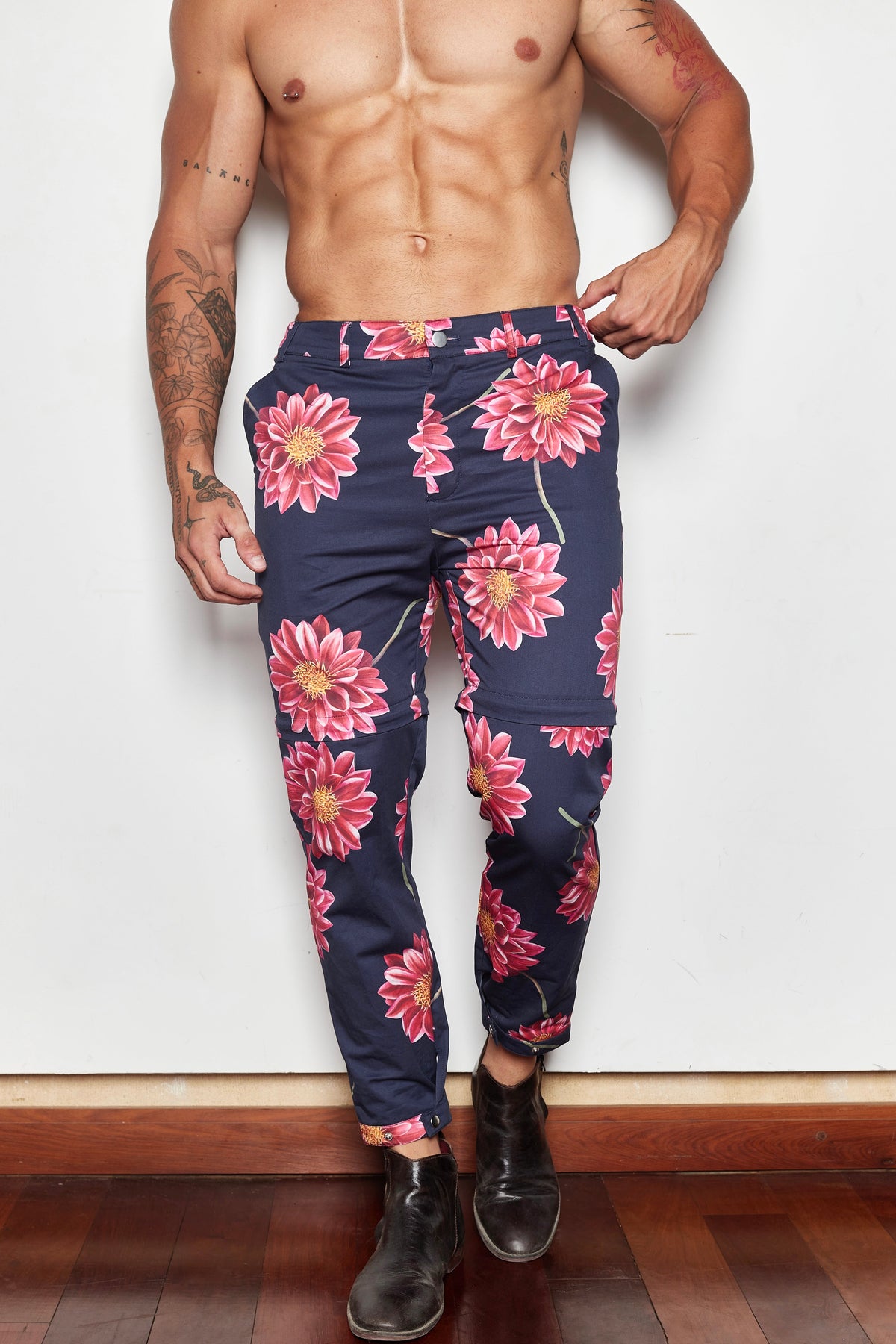 Floral Convertible Trouser/ Short