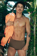 Brown Swim Sunga