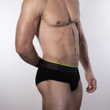 Micro Modal Flex Brief - Jet Black