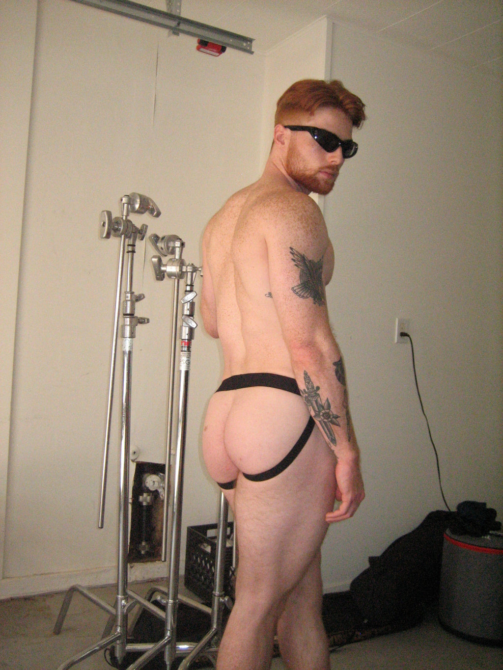 RED Hot Core Jock - Black
